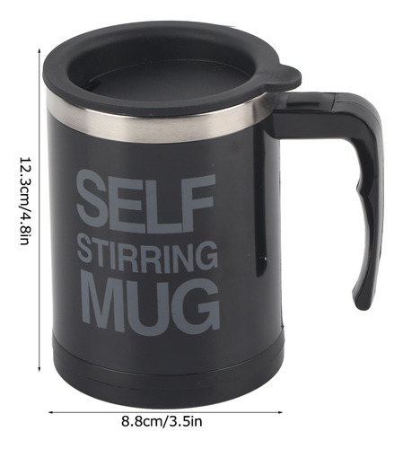 Taza Agitadora Eléctrica 301-400 Ml De Acero Inoxidable