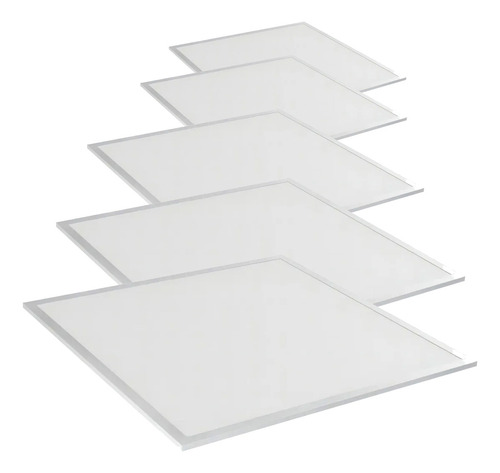 Panel Led Ledvance 30w Value Embutir 60x60 Luz Fria Pack X 5 Estructura Blanco