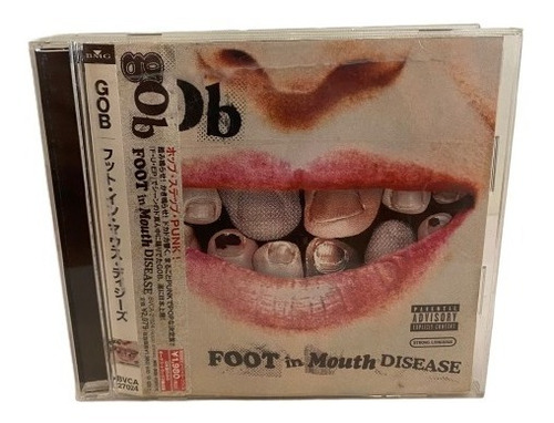 Gob   Foot In Mouth Disease Cd Jap Obi Usado