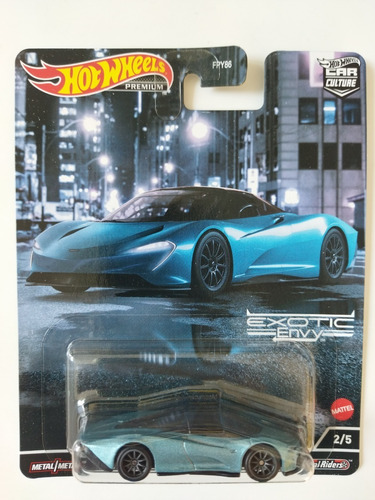 Hot Wheels Premium Mclaren Speedtail Exotic Envy 2/5 Pq3