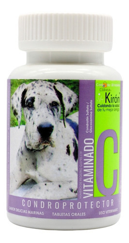 Condroprotector Vitaminado C Para Perros 30 Tabletas Kiron