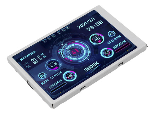 Imagen 5 de 10 de Pantalla Del Monitor De La Pantalla Mini 3.5in Usb Tipo C Ip
