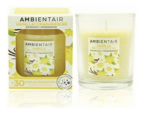 Ambientair Vv001vnaa Vela Aromática 30hrs Aroma A Vainilla,