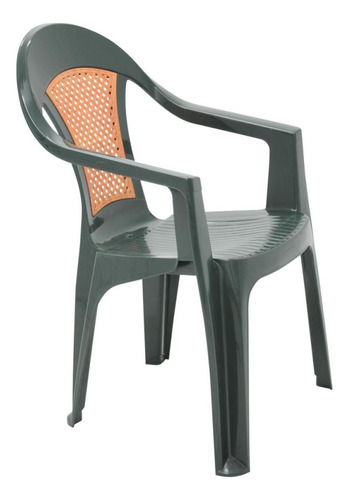 Cadeira Em Polipropileno Verde - Malibu Tramontina