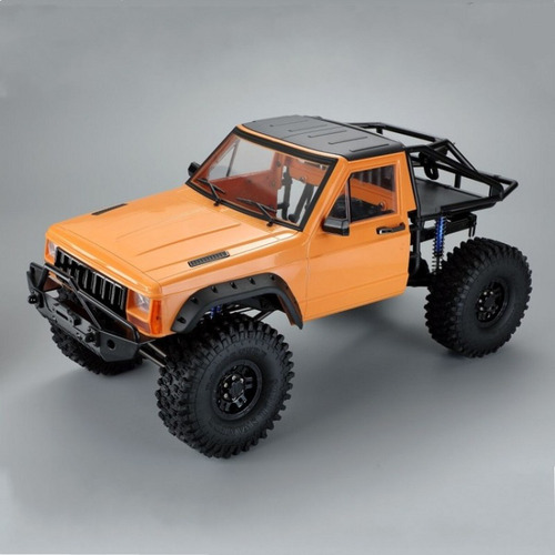 Cabina De Coche Rc Y Media Jaula Trasera Para 1/10 Rc Crawle