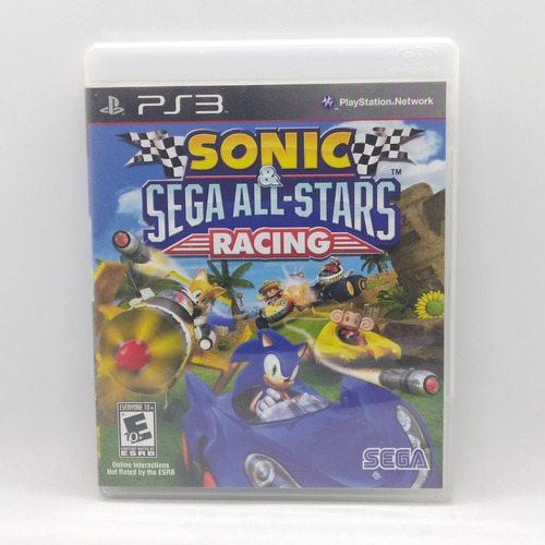 Sonic & Sega All Stars Racing Ps3 Midia Fisica Jogo Game