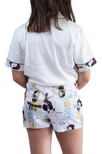Imagen 4 de 6 de Pijamas Para Mujer De Seda Cómodo Ropa Princesas Para Dormir