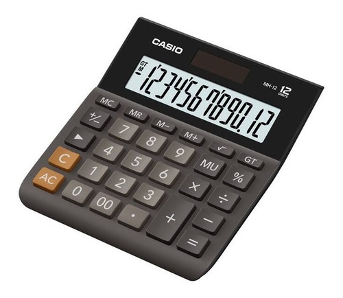 Calculadora De Mesa Casio Mh-12bk