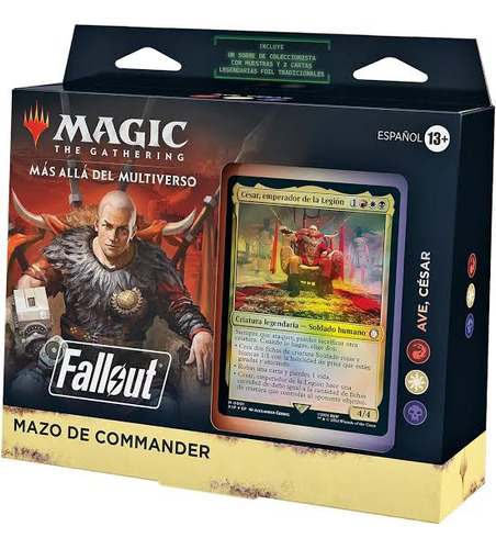 Magic Gathering Fallout Commander Deck Hail, Caesar Español