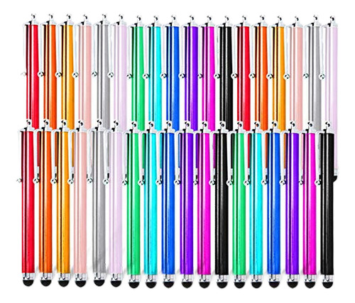 36 Lápices Universales Para Pantallas Táctiles. Multicolores