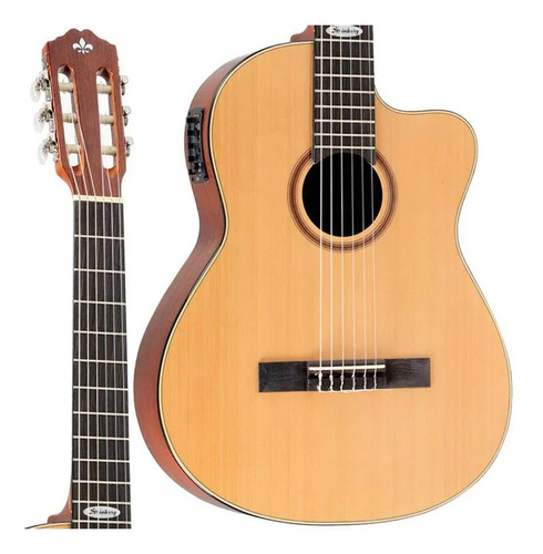 Violão Strinberg Sc-200c Ns Nylon Elétrico Natural Fosco