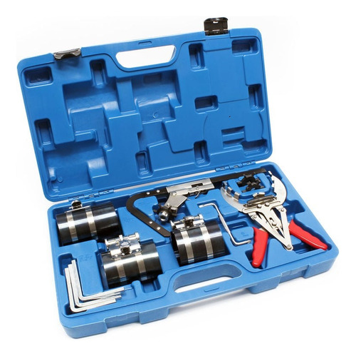 Kit Faja Compresor Prensa Anillos De Piston 3 Pcs, Pinza, Es