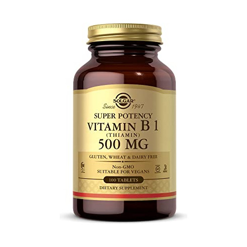 Solgar Vitamina B1 (thiamin) 500 Mg, 100 Tabletas - 0br84