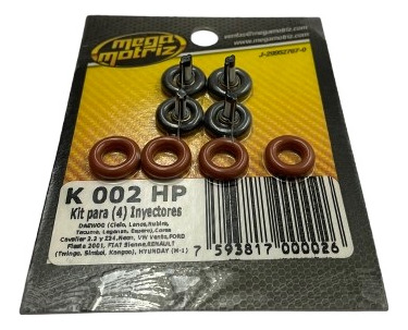Kit Para 4 Inyectores, Neon, Corsa, Renault Hyundai Kit002hp