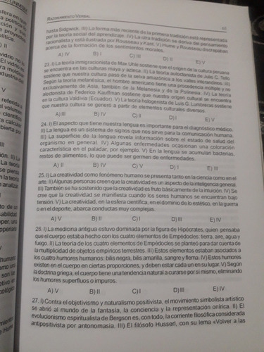 Imagen 6 de 10 de Libro Razonamiento Verbal Pre San Marcos