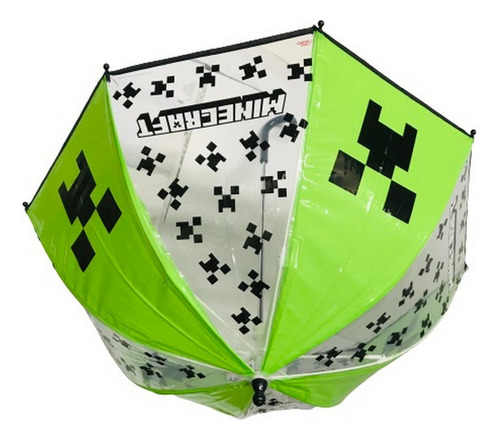 Paraguas Infantil Minecraft Original New Ar1 Mi250 Ellobo