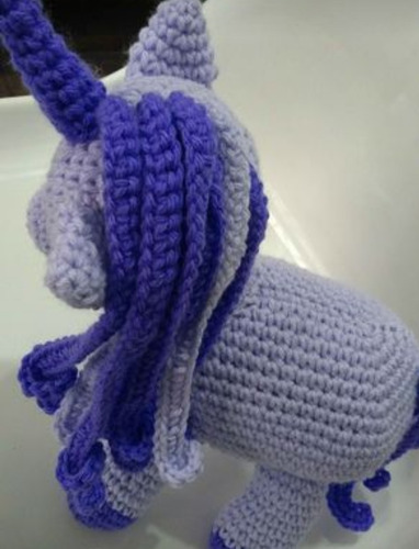 Unicornio Tejido Crochet Amigurumi Muñeco Regalo Mágico