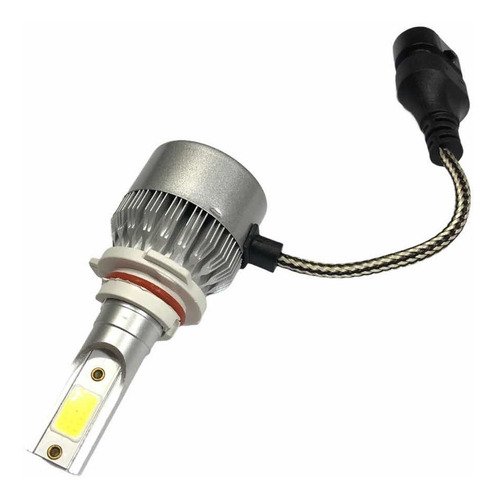1x Foco Led Cob Chips 9006 Hb4 C6 Repuesto Luz Xenón 6000k