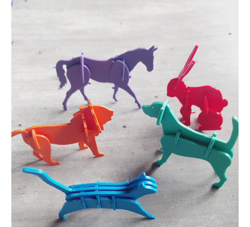 Souvenir Animales De Encastre Personalizado X30 Cumpleaños
