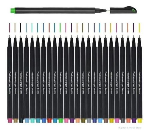 Lapices Fineliner 0,4mm 24 Colores