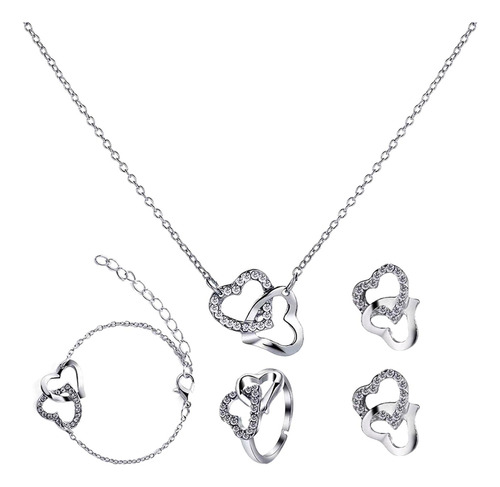 Conjunto De Joyería De Amor Para Regalos Del Día De La