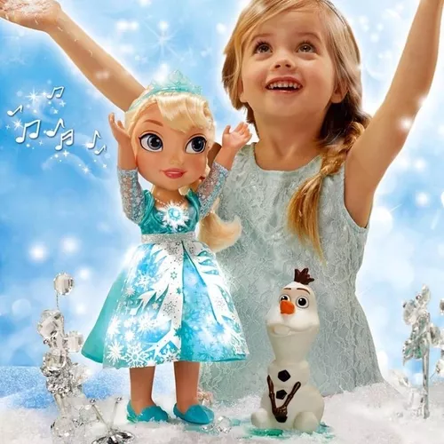 BONECA FROZEN ELSA MÚSICA E BRILHO - Desapegos de Roupas quase