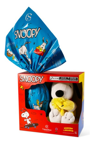 Ovo De Páscoa Cacau Show Snoopy Chocolate 160g Lançamento