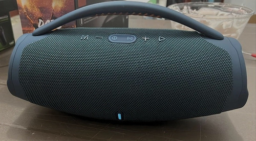 Altavoz gigante Boombox 3, Bluetooth portátil, 35 cm, color azul bivolt