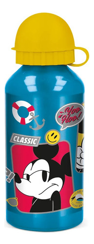 Botella Aluminio Pequeña Mickey 400 Ml Replay Color Azul