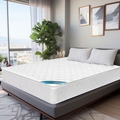 Colchon En Caja King Size Memory Foam Con Resortes Bazaru