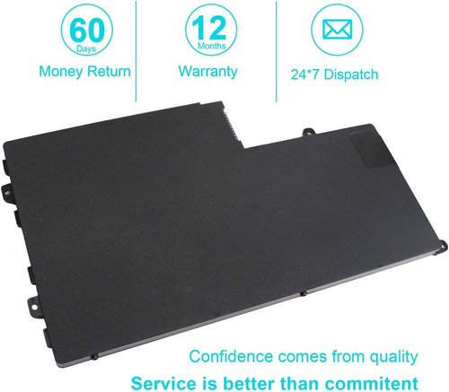 Imagen 2 de 6 de Bateria Para Portatil De 43wh Trhff P39f P49g Para Dell In