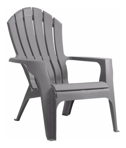 Sillon Plastico Garden Life Miami Gris Cemento