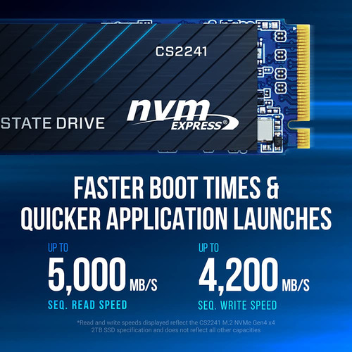 Disco Duro Ssd Interno Pny Cs2241 M.2 Nvme 500 Gb