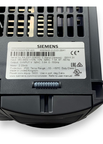 Siemens 6se6420-2ud22-2ba1