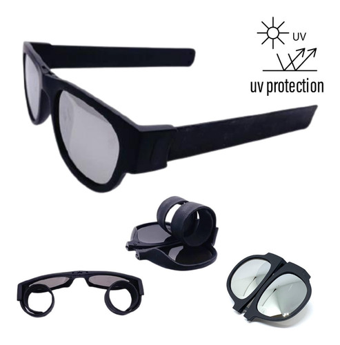 Imagem 6 de 7 de Óculos De Sol Masculino Proteção Uv + Brindes + Nf
