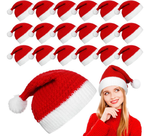 Gorro De Punto De Navidad A Granel, Gorro De Papá Noel, Gorr