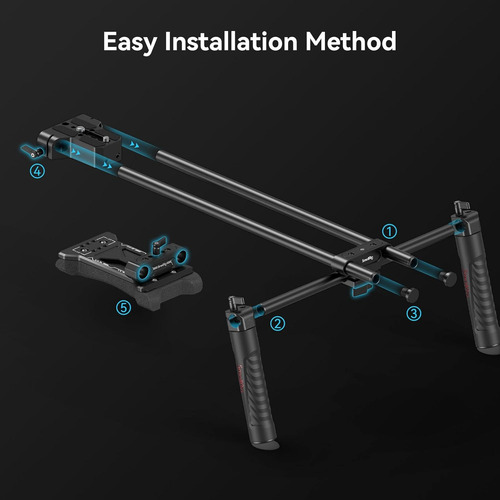 Smallrig Kit De Montaje Hombro Universal Para Cámaras Dslr