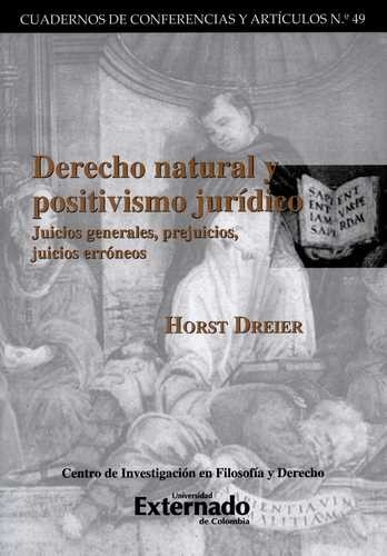 Libro Derecho Natural Y Positivismo Jurídico. Juicios Gener