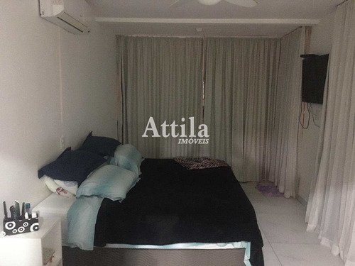 Imagem 10 de 30 de Casa Frente Mar, 4 Suítes, Varanda, Lazer, 4 Vagas - V4068