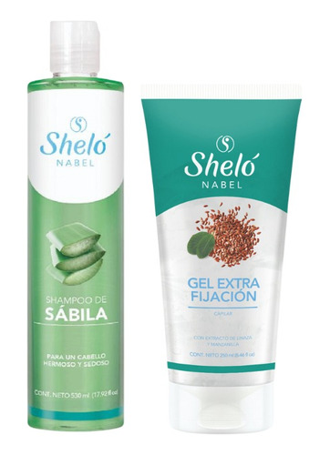 Gel Extra Fijación + Shampoo De Sábila Shelo