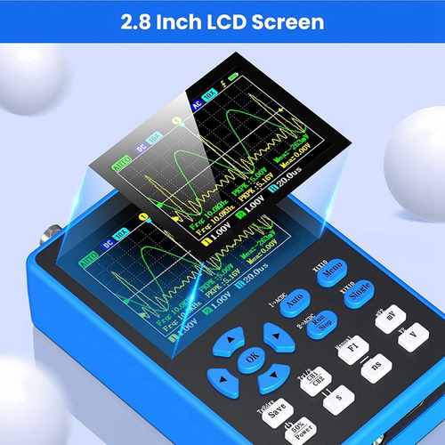 Osciloscopio Digital Dso2512g Con 2 Canales De Ancho De Band