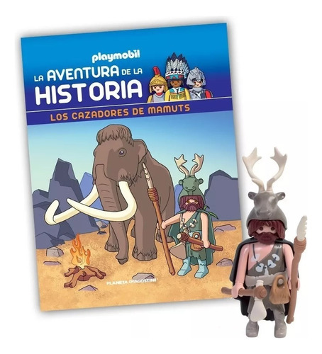 Playmobil Los Cazadores De Mamuts Y Libro De Historia Nacion