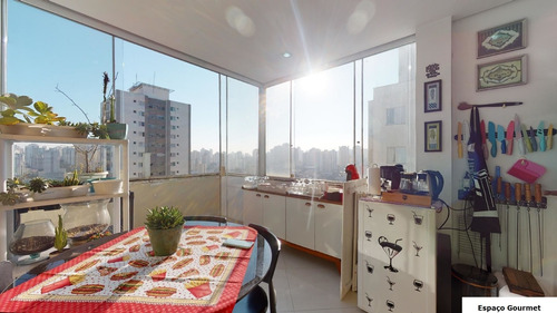Cobertura Duplex Com Espaço Gourmet Grande Com Churrasqueira