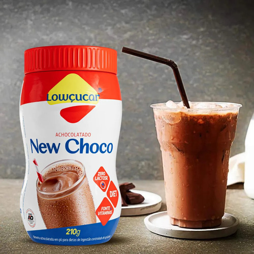 Achocolatado Em Pó Diet New Choco Lowçucar 210g - Kit Com 6