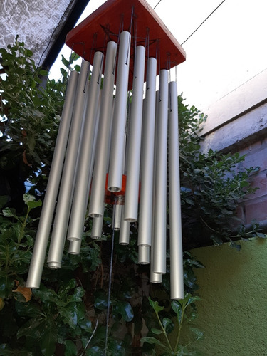 Imagen 4 de 10 de Colgante Campana De Viento Punta De Flecha De 16 Tubos