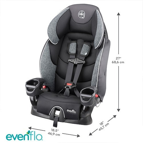 Elevadora Booster Evenflo Maestro Latch Alturas 10 -50 Kg
