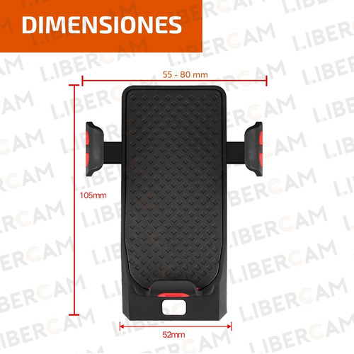 Luz Bici Power Bank Leds + Porta Celular + Bocina
