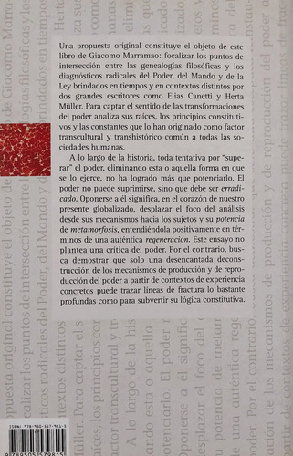 Contra El Poder. Filosofía Y Escritura - Giacomo Marramao