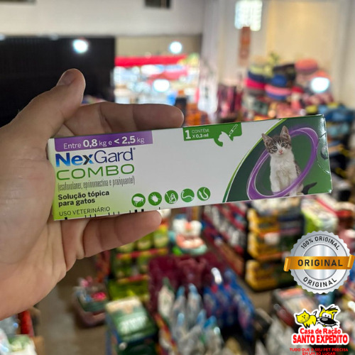Nexgard Combo Gatos 0,8-2,5kg 1 Pipeta Antipulgas Vermífugo