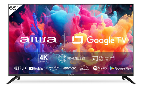 Smart Tv Aiwa Aw-65b4k Led Google Tv 4k 65'' 110v/240v